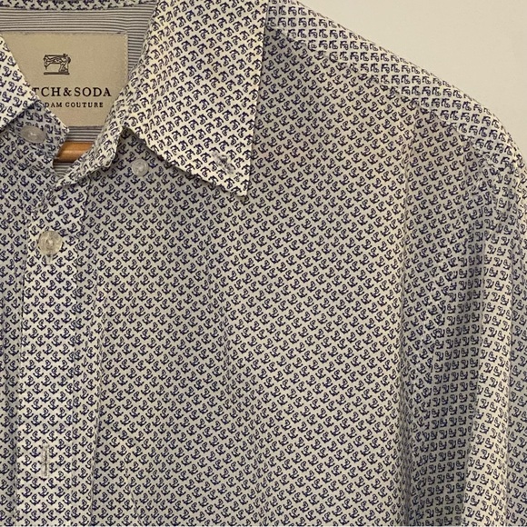 Bundle 3 men’s cotton button up shirts. Scotch and soda, club Monaco, top man - Picture 2 of 8